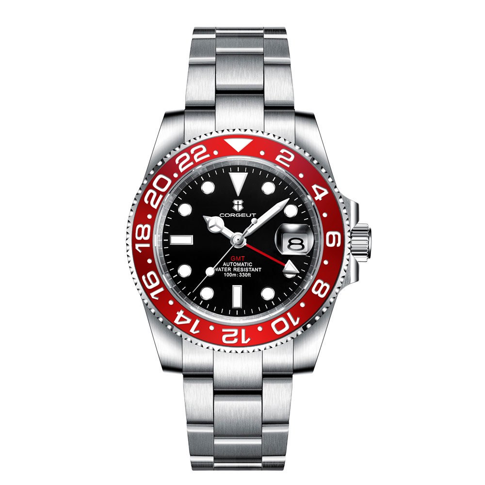 Corgeut 6001G Leather Automatic Watch