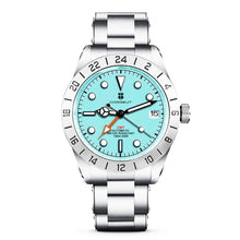 Corgeut 6005 Steel Steel Bracelet Automatic Watch