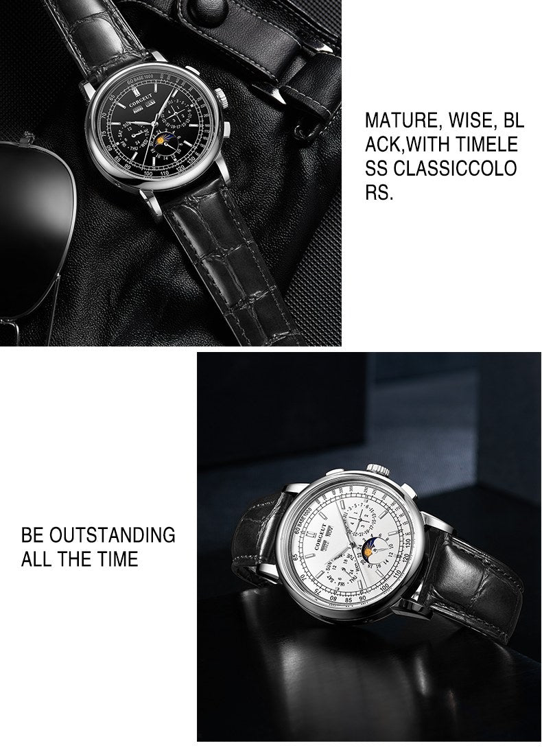 Corgeut 6016 Multifunction Automatic Watch - view 21
