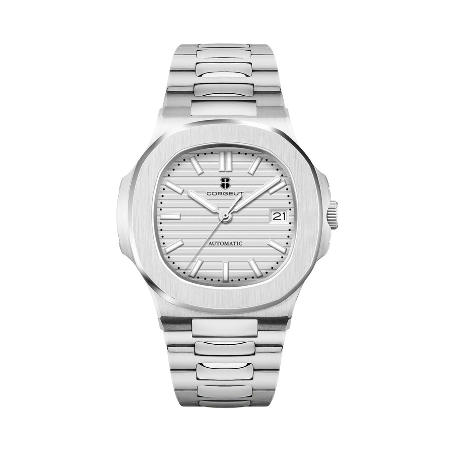 Corgeut 6017 Slim Diver Automatic Watch - front view
