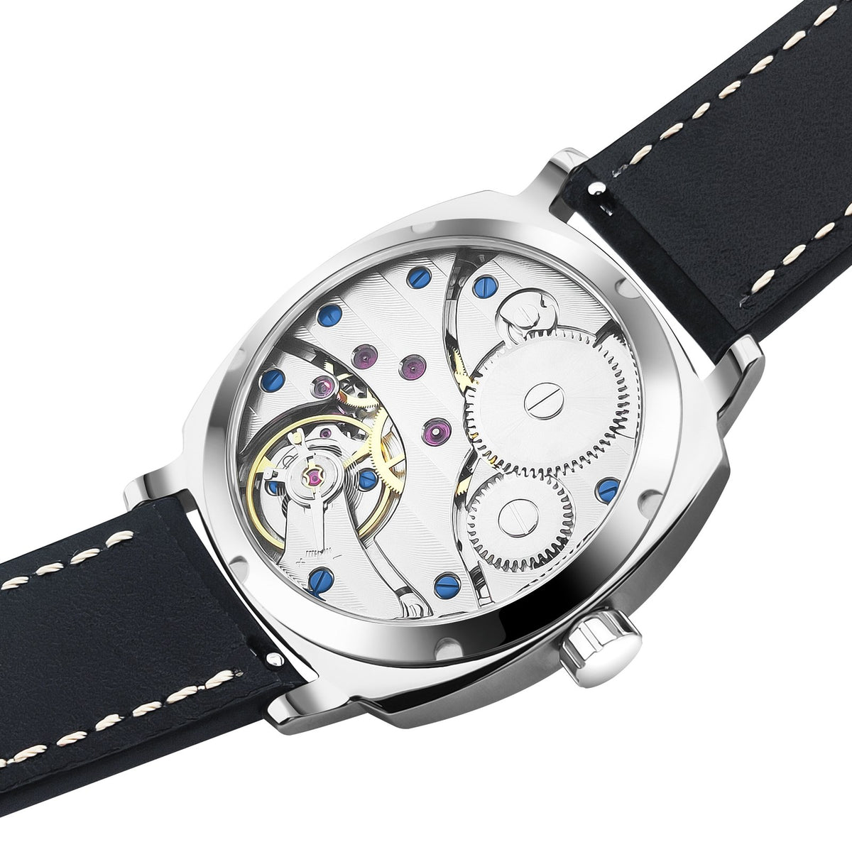 Corgeut 6029 Cushion Small Seconds Hand-Wound Mechanical Watch - view 17