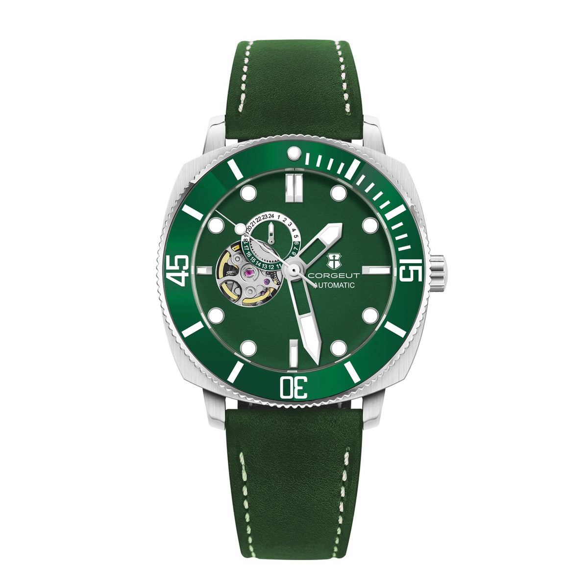 Corgeut 6030 Open-Heart Diver Automatic Watch - view 5