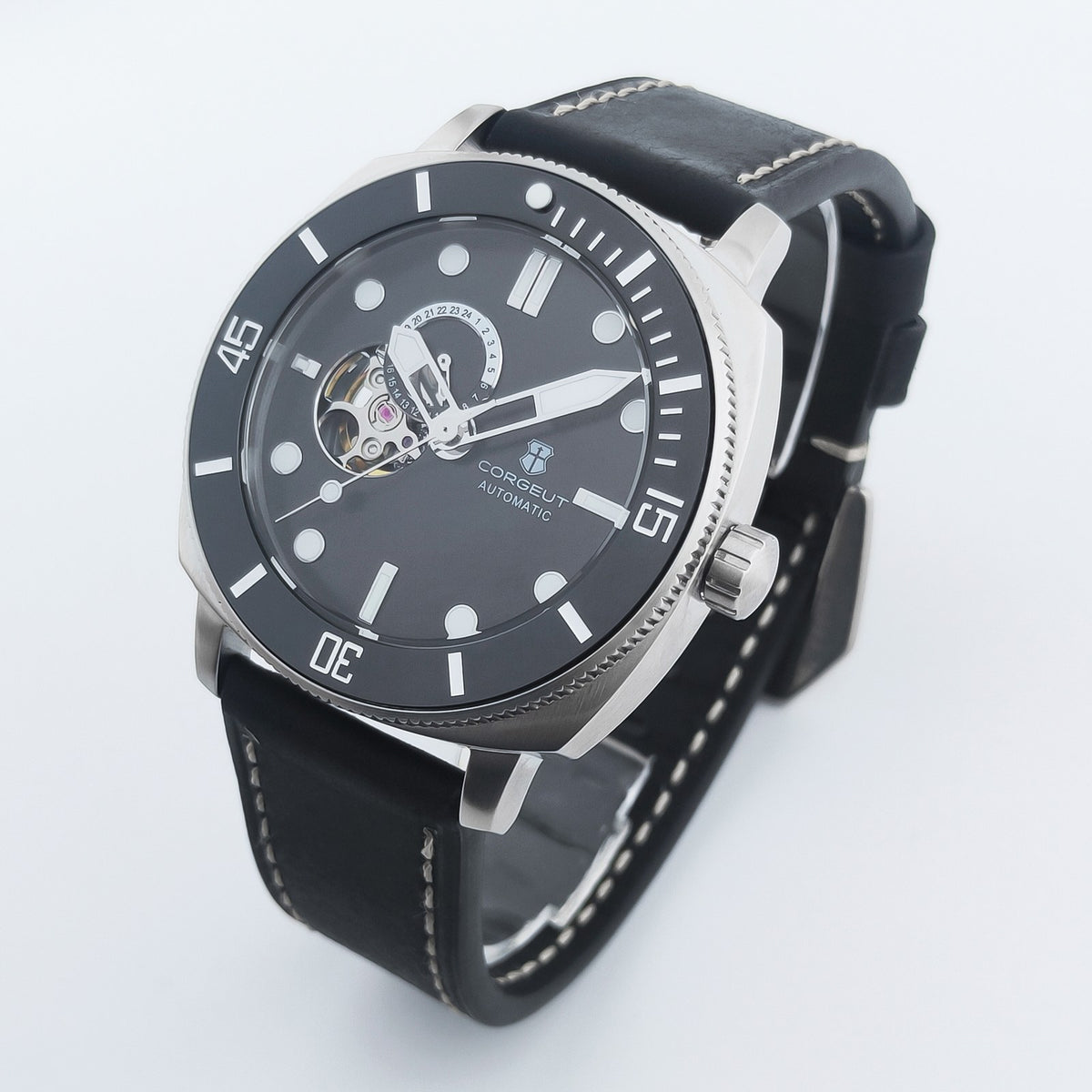 Corgeut 6030 Open-Heart Diver Automatic Watch - view 9