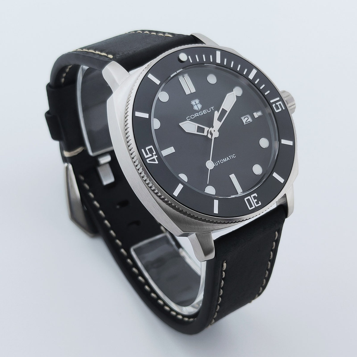 Corgeut 6030 Open-Heart Diver Automatic Watch - view 13