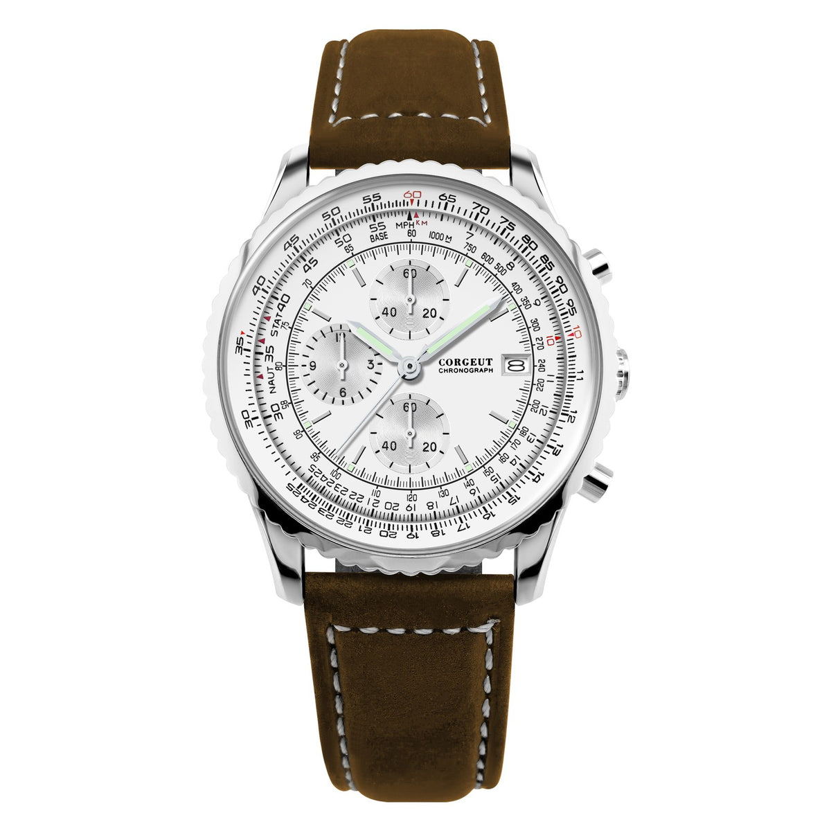 Corgeut 9001 Chronograph Quartz Watch - view 3