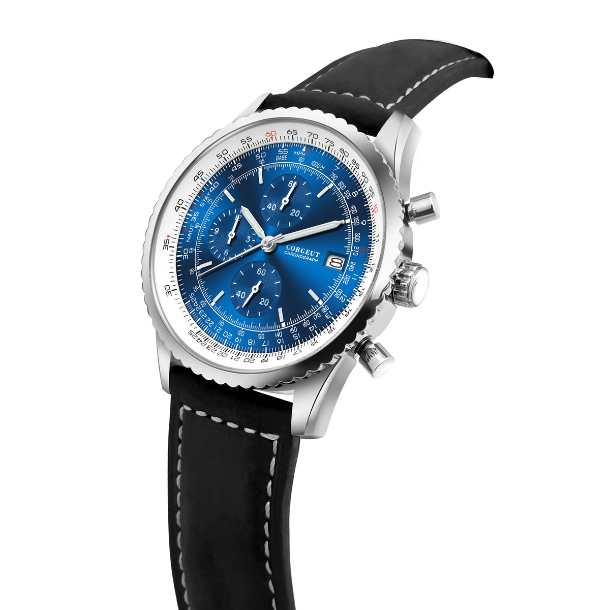 Corgeut 9001 Chronograph Quartz Watch - view 7