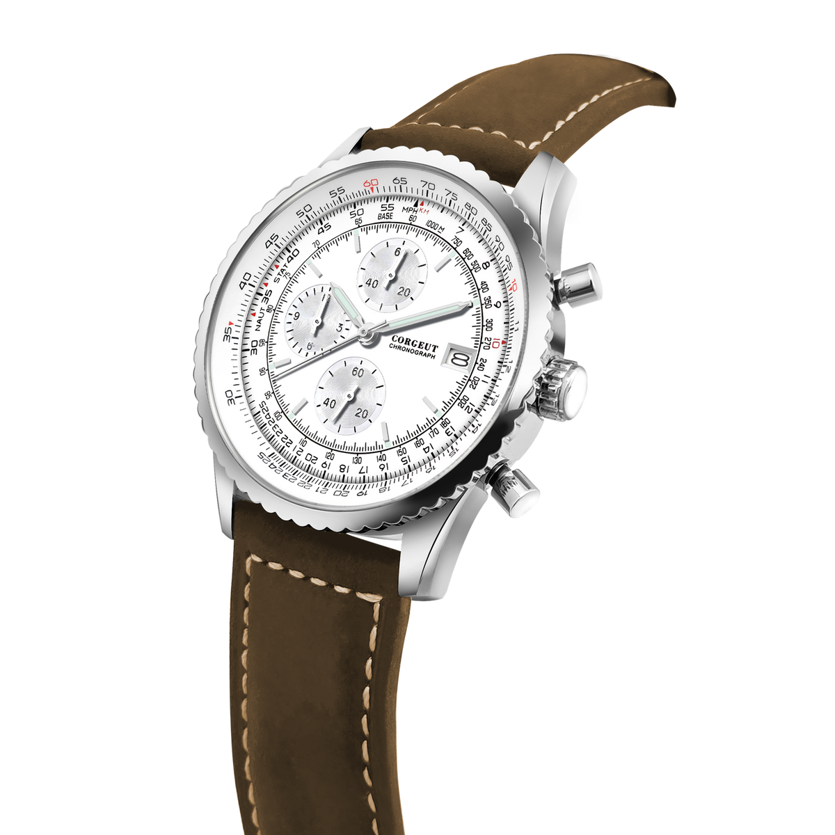 Corgeut 9001 Chronograph Quartz Watch - view 8
