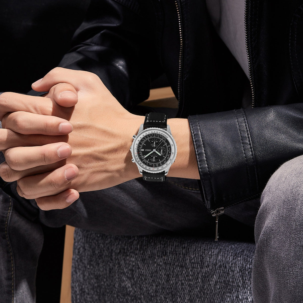Corgeut 9001 Chronograph Quartz Watch - view 13