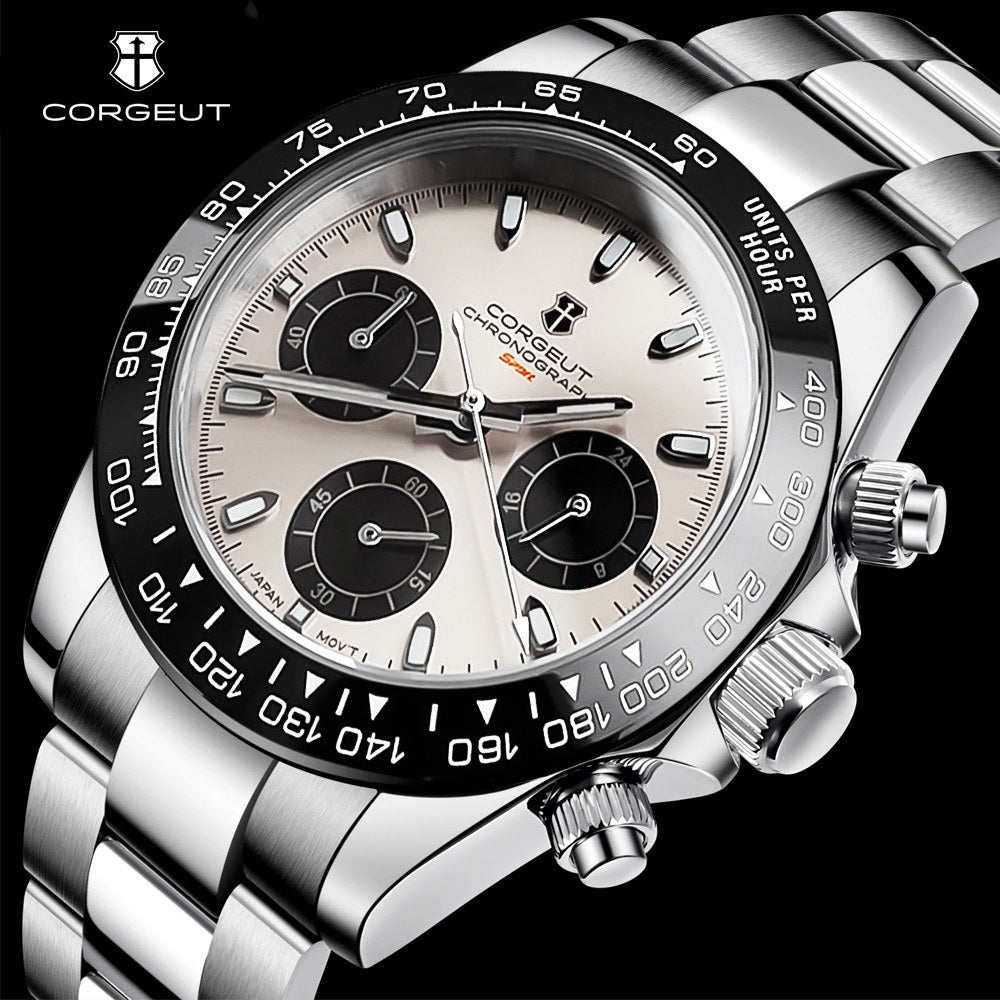 Corgeut 9002 Daytona Chronograph Quartz Watch - view 18