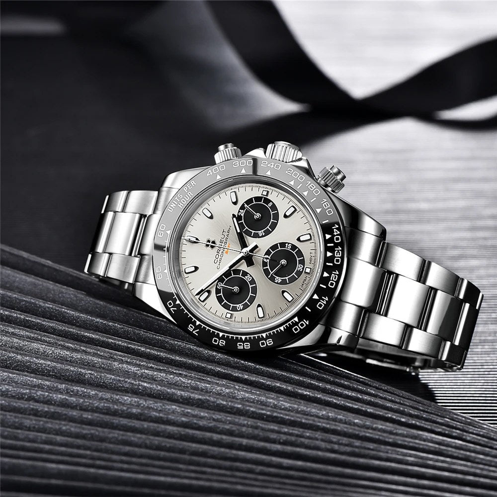 Corgeut 9002 Daytona Chronograph Quartz Watch - view 20