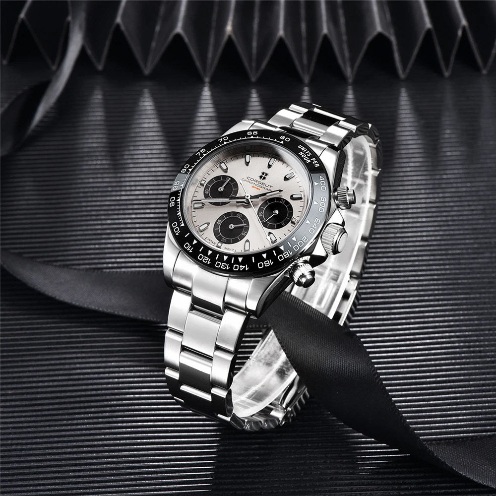 Corgeut 9002 Daytona Chronograph Quartz Watch - view 21