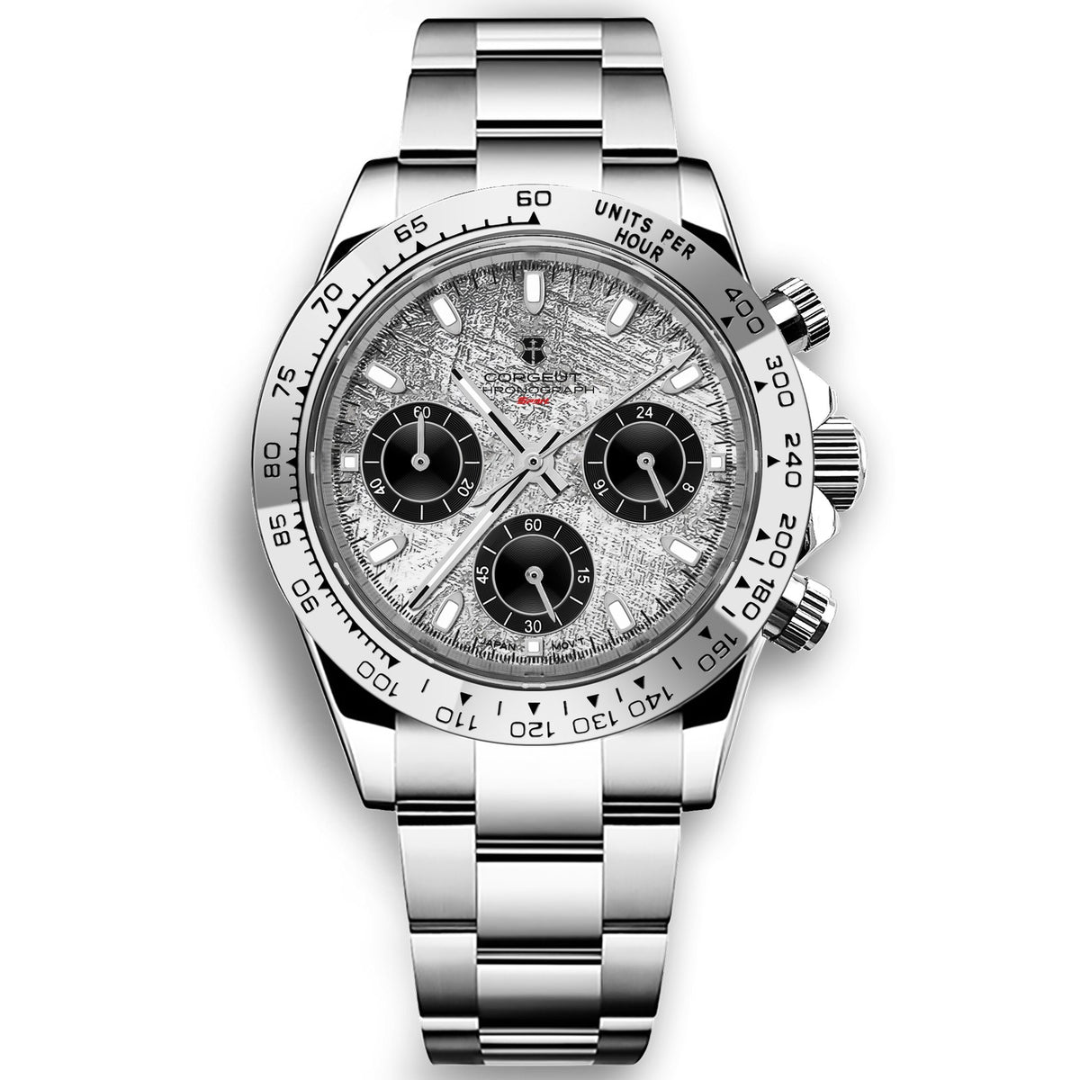 Corgeut 9002 Daytona Chronograph Quartz Watch - view 11