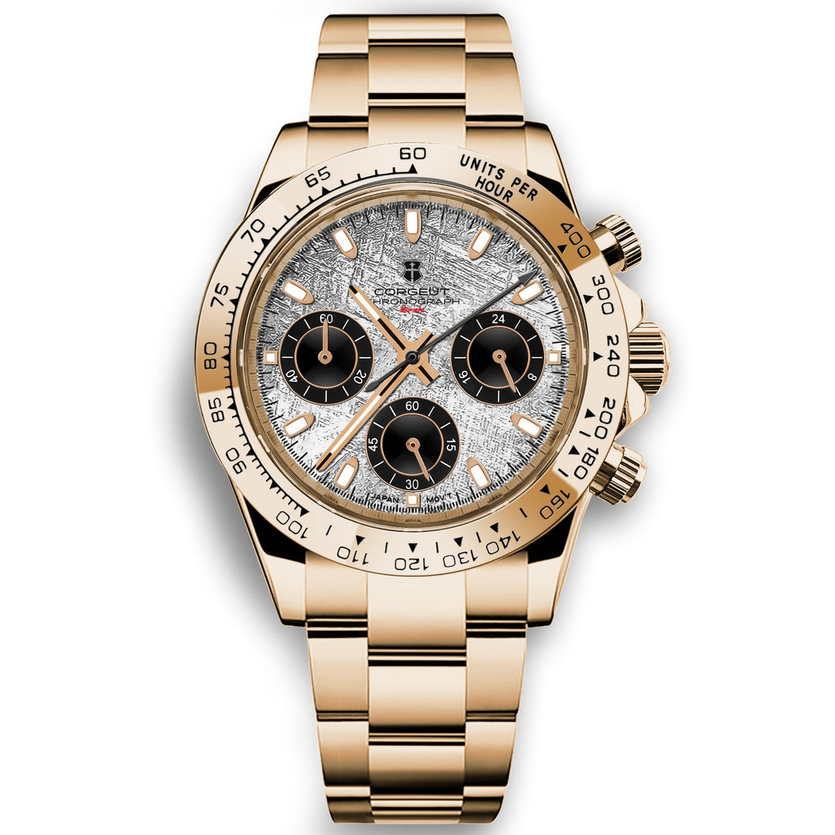 Corgeut 9002 Daytona Chronograph Quartz Watch - view 12