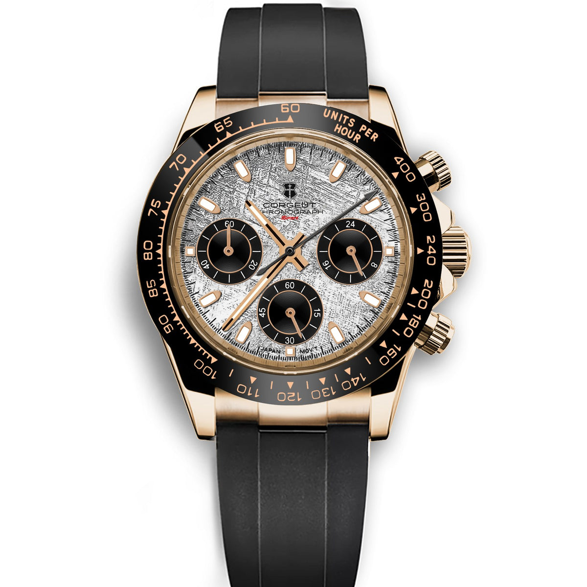 Corgeut 9002 Daytona Chronograph Quartz Watch - view 16