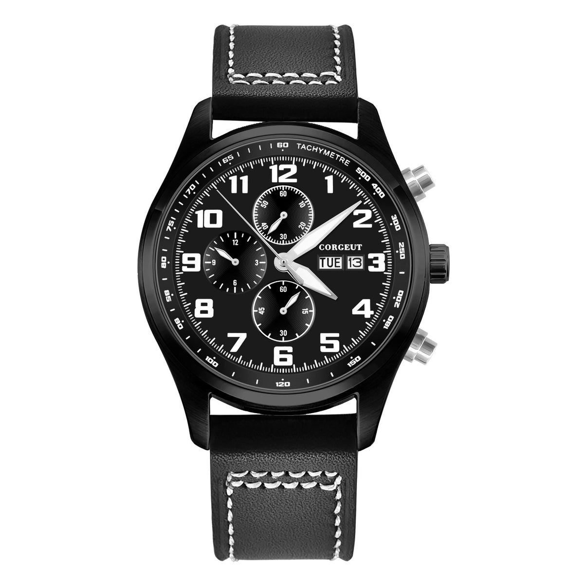 Corgeut 9003 Chronograph Quartz Watch - view 2