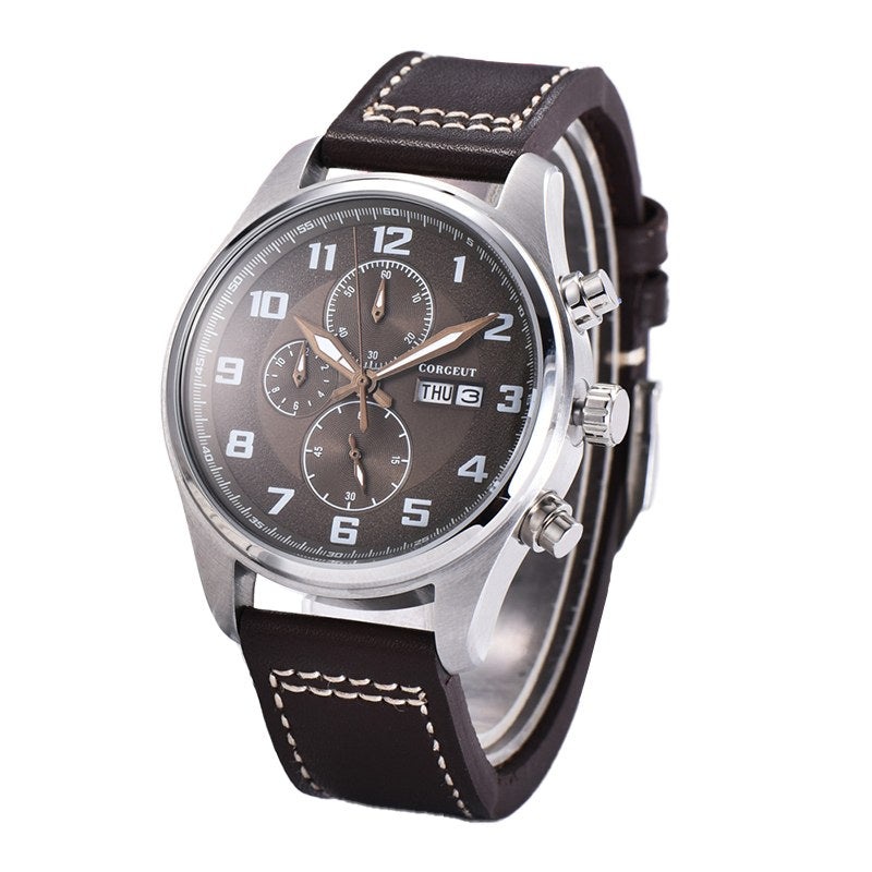 Corgeut 9003 Chronograph Quartz Watch - view 12