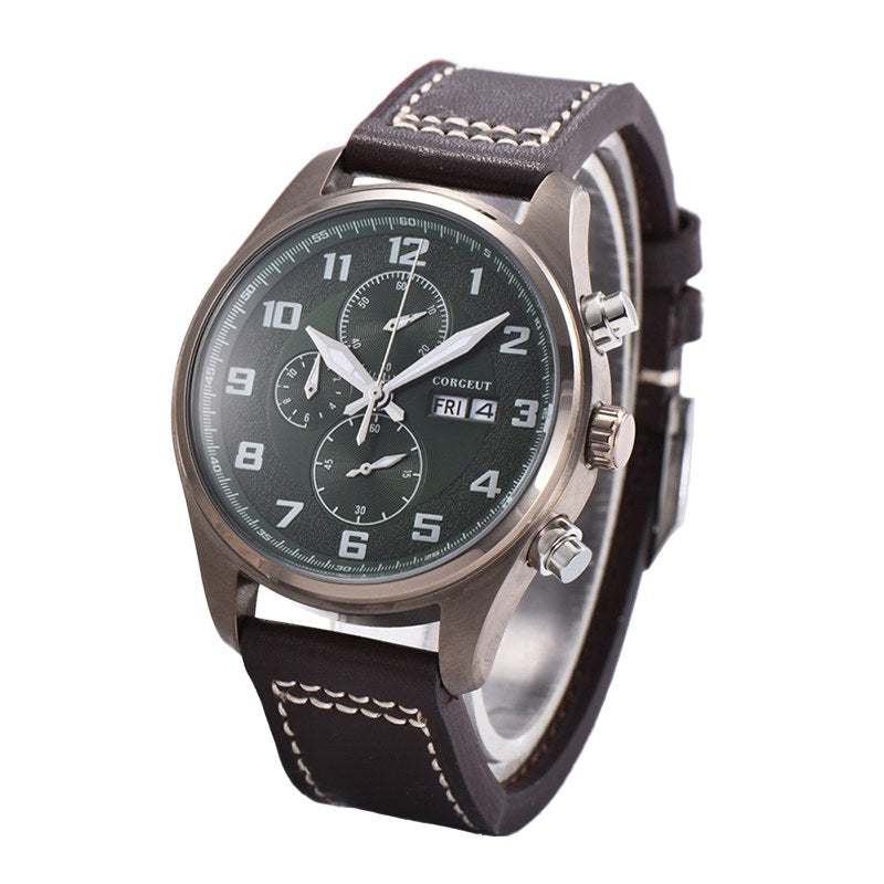 Corgeut 9003 Chronograph Quartz Watch - view 16