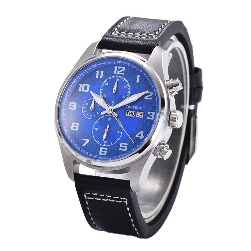 Corgeut 9003 Chronograph Quartz Watch - view 21