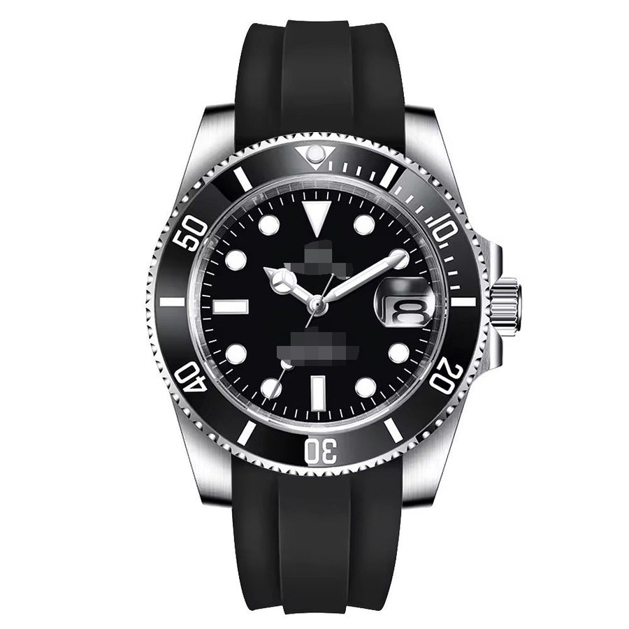 Corgeut 6001G Steel Leather Automatic Watch