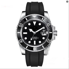 Corgeut 6001G Steel Leather Automatic Watch