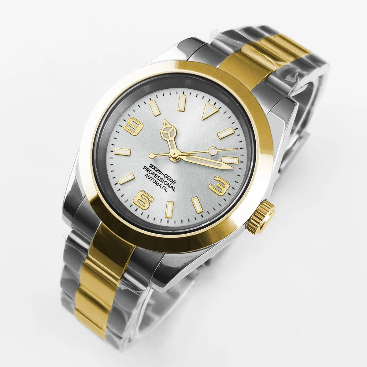 Corgeut 6002G Leather Automatic Watch