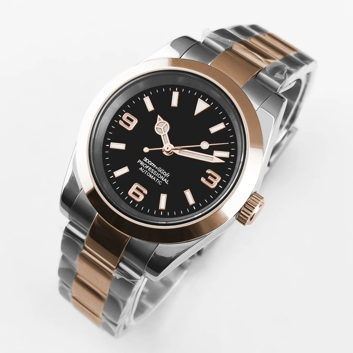 Corgeut 6002L Leather Automatic Watch
