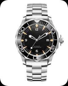 Corgeut 6008 Steel Steel Bracelet Automatic Watch