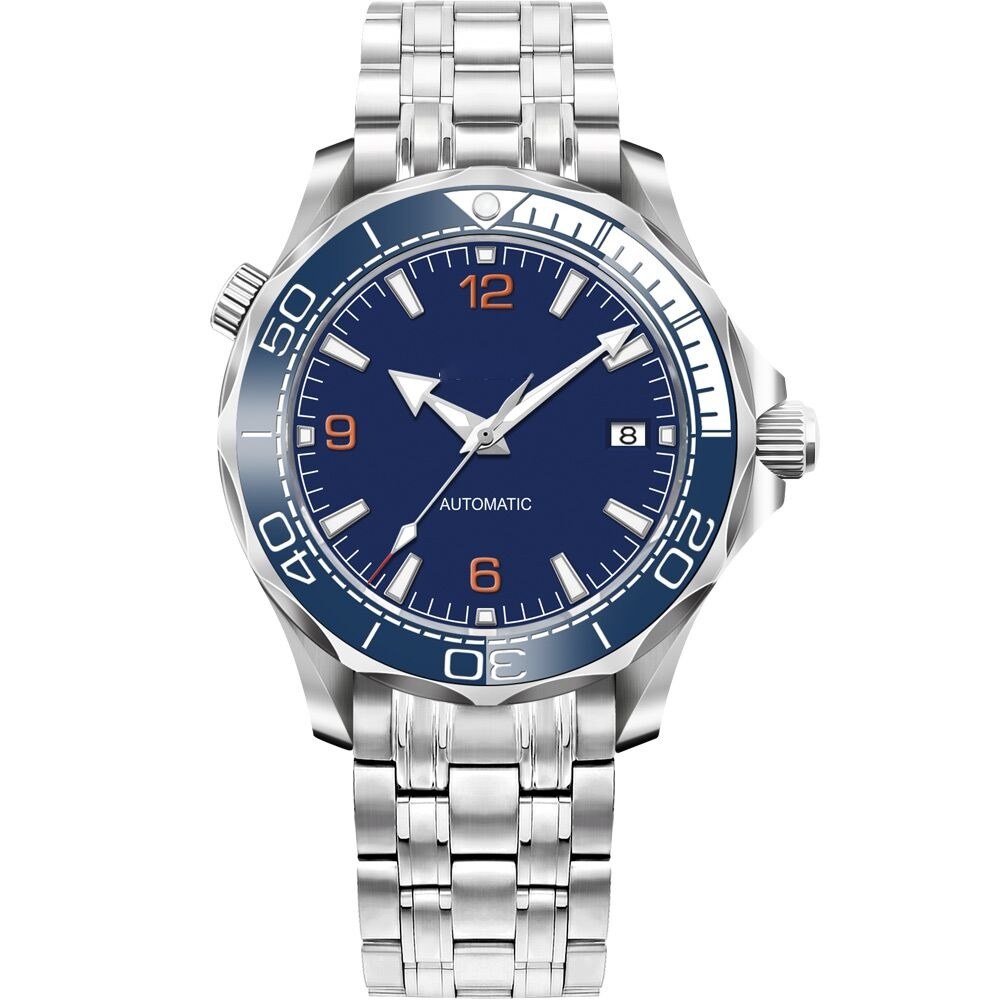 Corgeut 6008 Steel Steel Bracelet Automatic Watch