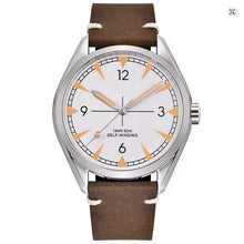 Corgeut 6010 Sandblasted Leather Automatic Watch