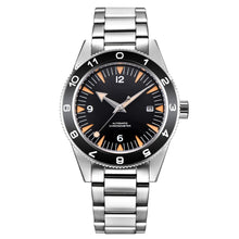 Corgeut 6013 Steel Black Bezel Steel Bracelet Automatic