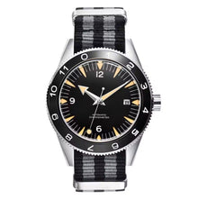 Corgeut 6013 Steel Black Bezel Nylon Automatic