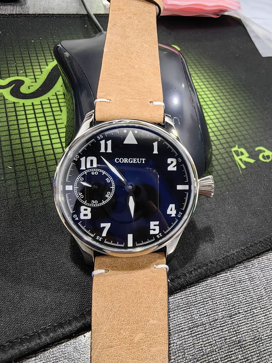 Corgeut 6023 Steel Leather Hand-Wound