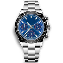 Corgeut 9002 Steel Black Bezel Steel Bracelet Quartz Watch